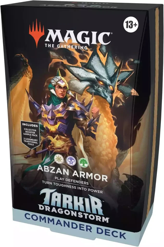 Abzan Armor — reference deck-box image; printed cards only, packaging and extras not included [merchant-precon-365365901637]