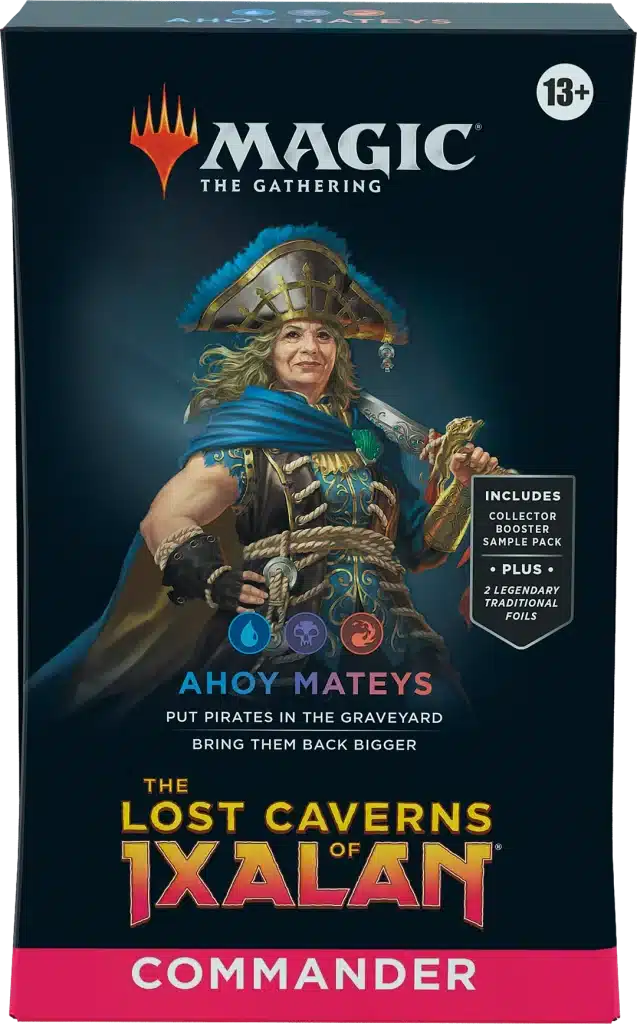 Ahoy Mateys — reference deck-box image; printed cards only, packaging and extras not included [merchant-precon-2d0e57b0486b]