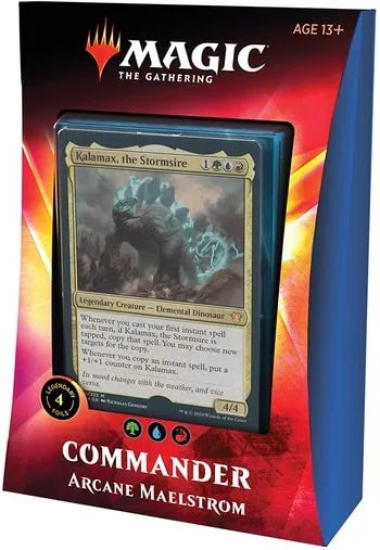 Arcane Maelstrom — reference deck-box image; printed cards only, packaging and extras not included [merchant-precon-165e428de2ee]