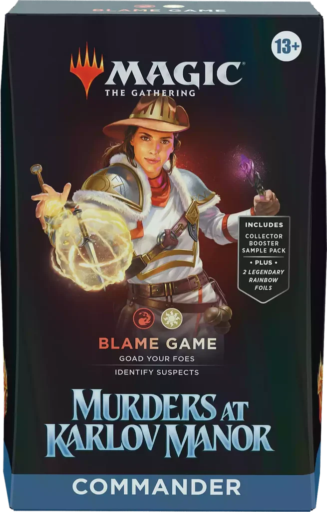 Blame Game — reference deck-box image; printed cards only, packaging and extras not included [merchant-precon-e7c1016066f6]