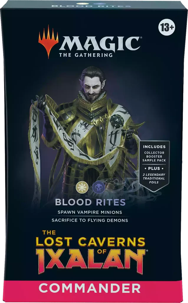 Blood Rites — reference deck-box image; printed cards only, packaging and extras not included [merchant-precon-e5ab1429151a]