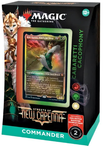 Cabaretti Cacophony — reference deck-box image; printed cards only, packaging and extras not included [merchant-precon-a3a701008436]