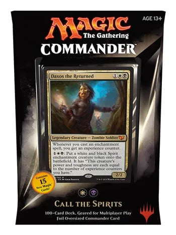 Call the Spirits — reference deck-box image; printed cards only, packaging and extras not included [merchant-precon-67083c328e2e]