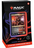 Chaos Incarnate — reference deck-box image; printed cards only, packaging and extras not included [merchant-precon-f958db389ebe]