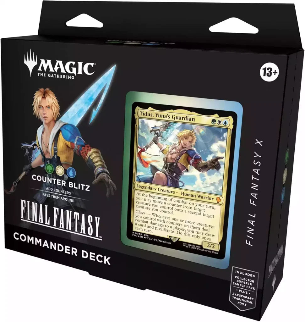Counter Blitz (FINAL FANTASY X) — reference deck-box image; printed cards only, packaging and extras not included [merchant-precon-d59d64254010]