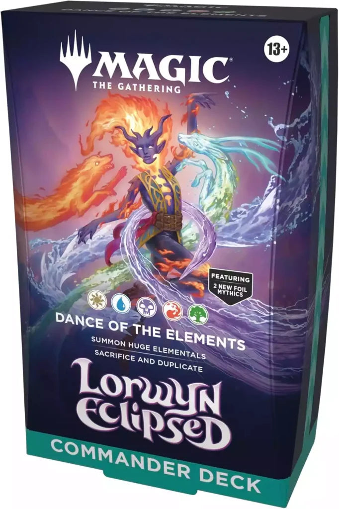 Dance of the Elements — reference deck-box image; printed cards only, packaging and extras not included [merchant-precon-5f07320335d4]