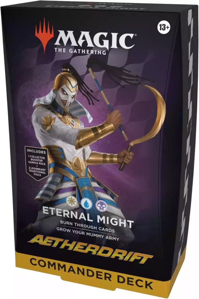 Eternal Might — reference deck-box image; printed cards only, packaging and extras not included [merchant-precon-dafa28d1235f]