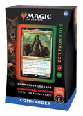 Exit from Exile — reference deck-box image; printed cards only, packaging and extras not included [merchant-precon-6f47812c94fc]