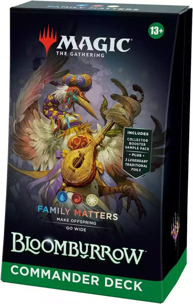 Family Matters — reference deck-box image; printed cards only, packaging and extras not included [merchant-precon-6866426e8576]