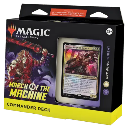 Growing Threat — reference deck-box image; printed cards only, packaging and extras not included [merchant-precon-e963391197ae]