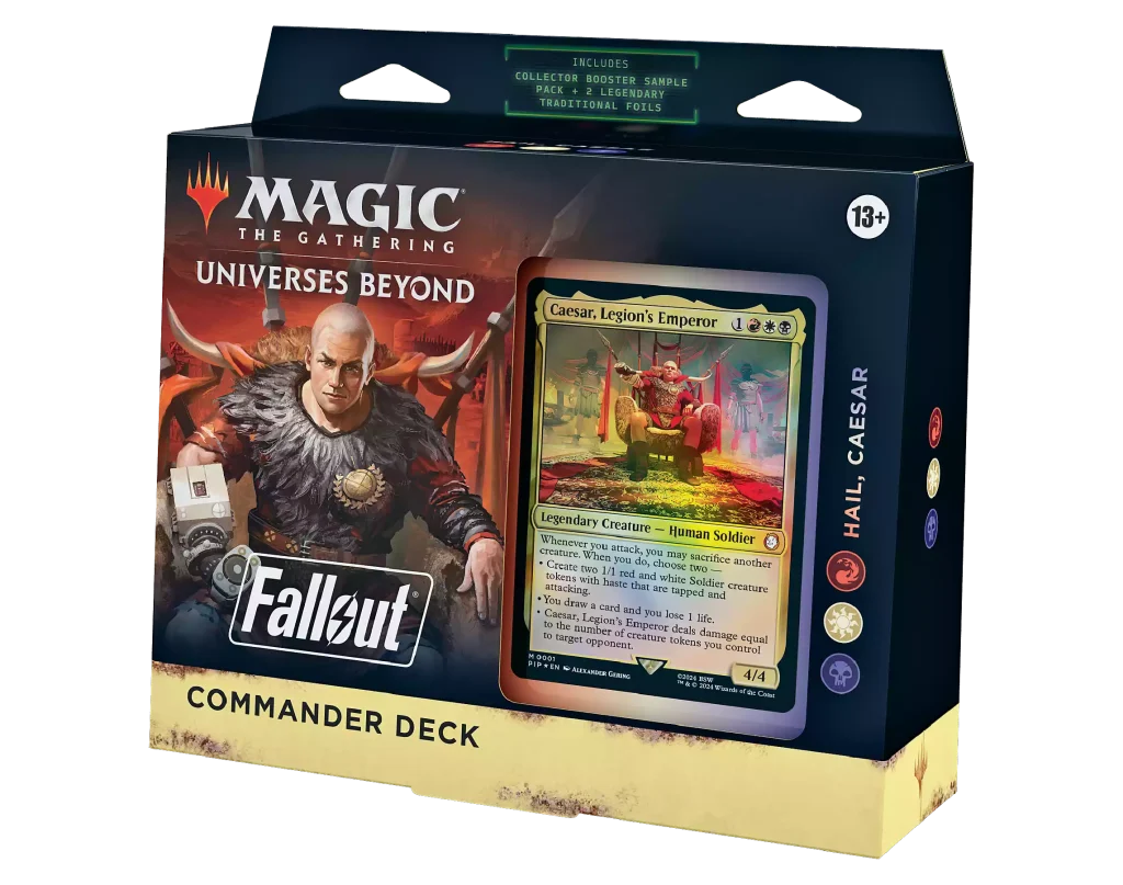 Hail, Caesar — reference deck-box image; printed cards only, packaging and extras not included [merchant-precon-960f7e16bb90]