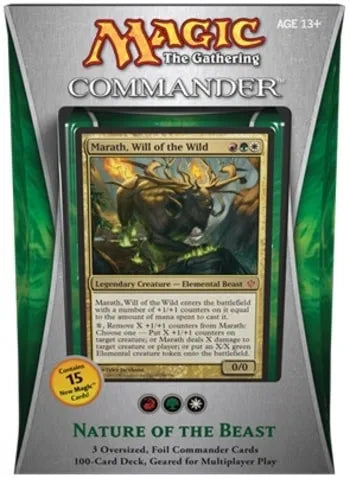 Nature of the Beast — reference deck-box image; printed cards only, packaging and extras not included [merchant-precon-e08cadf473b2]