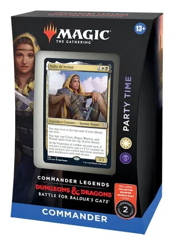Party Time — reference deck-box image; printed cards only, packaging and extras not included [merchant-precon-ed2d218b3dfd]