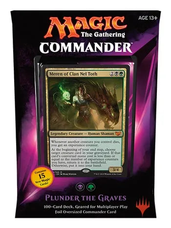 Plunder the Graves — reference deck-box image; printed cards only, packaging and extras not included [merchant-precon-111c459dfb97]