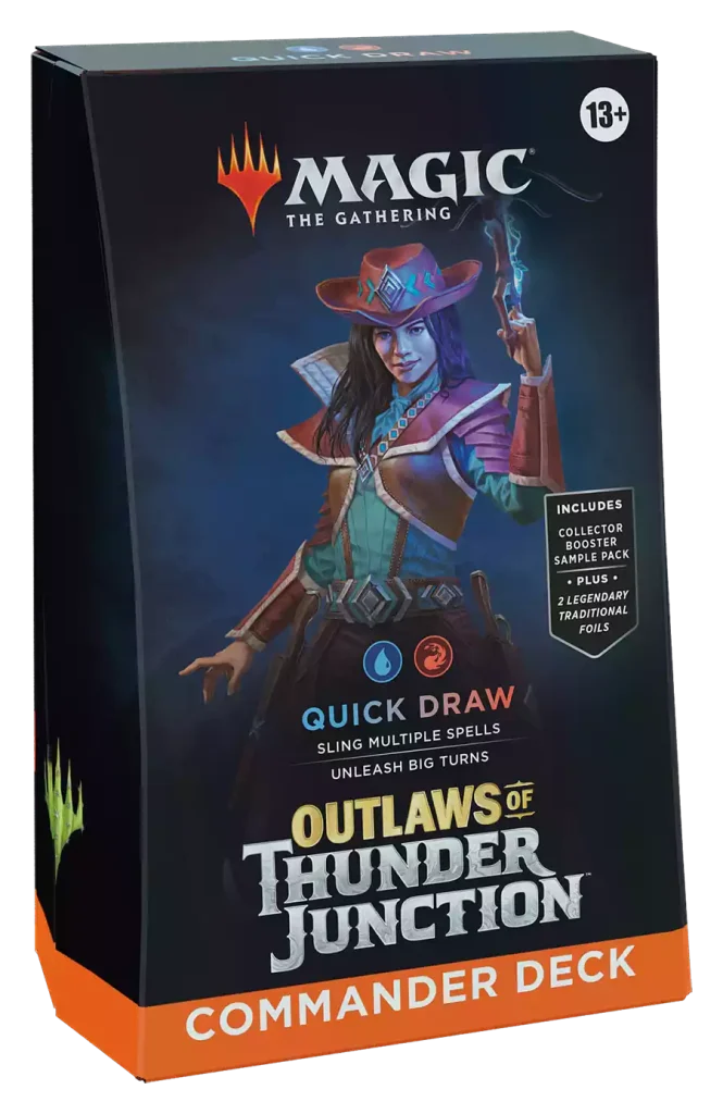 Quick Draw — reference deck-box image; printed cards only, packaging and extras not included [merchant-precon-d61e568d6e72]