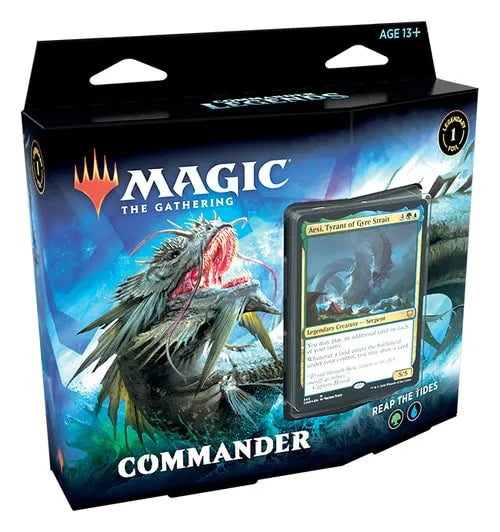 Reap the Tides — reference deck-box image; printed cards only, packaging and extras not included [merchant-precon-5addf46c23b0]