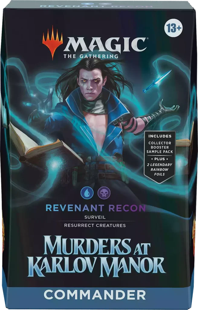 Revenant Recon — reference deck-box image; printed cards only, packaging and extras not included [merchant-precon-e7166662d02c]