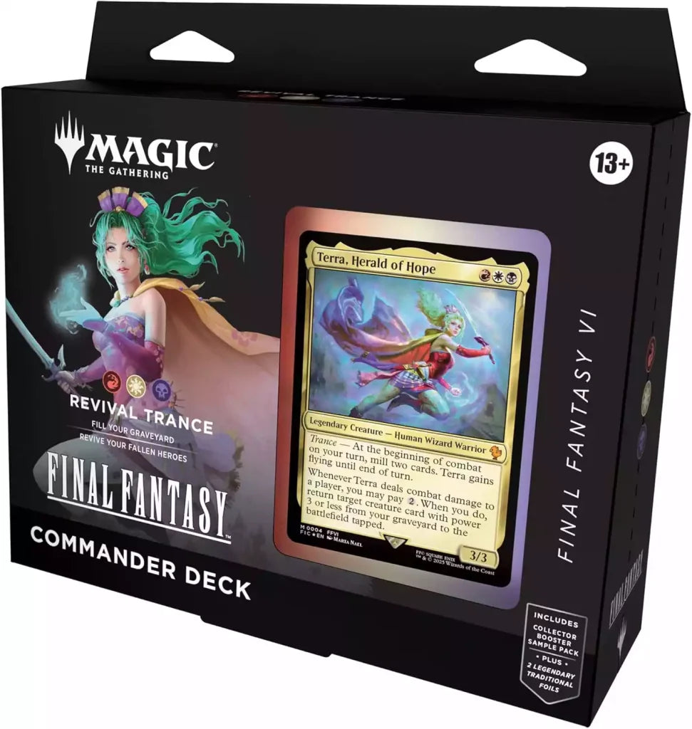 Revival Trance (FINAL FANTASY VI) — reference deck-box image; printed cards only, packaging and extras not included [merchant-precon-0597243e68ca]