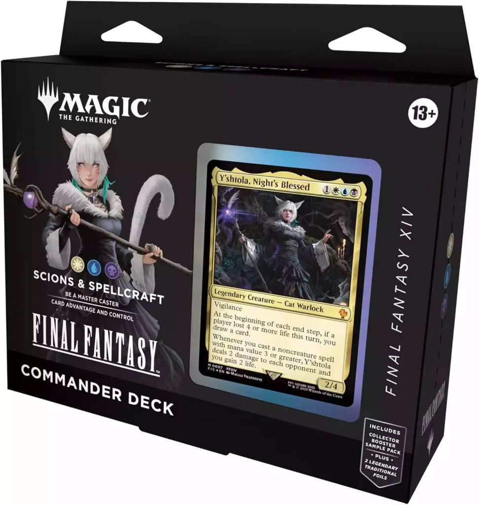 Scions & Spellcraft (FINAL FANTASY XIV) — reference deck-box image; printed cards only, packaging and extras not included [merchant-precon-5a3809d85885]
