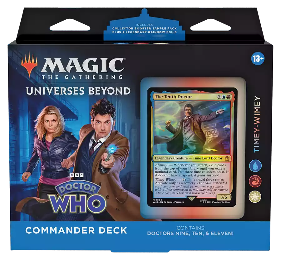 Timey-Wimey — reference deck-box image; printed cards only, packaging and extras not included [merchant-precon-42f5d2316e51]