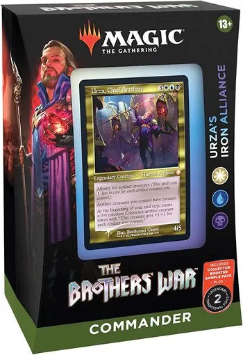 Urza's Iron Alliance — reference deck-box image; printed cards only, packaging and extras not included [merchant-precon-d37f61bd4a1c]