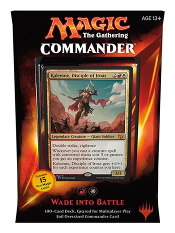 Wade into Battle — reference deck-box image; printed cards only, packaging and extras not included [merchant-precon-0d7e4eeefa39]